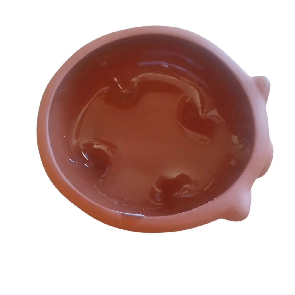 Tag Terracotta Red Clay Cochinito Mini Spice Bowls Dishes Microwave Safe